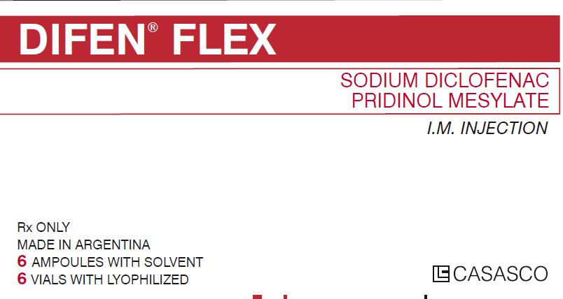 Difen Flex Ampoules with solvent